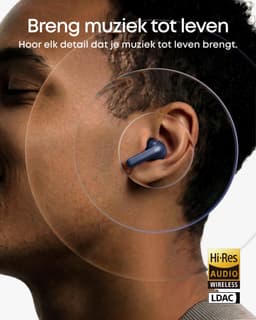 soundcore Anker P42i Draadloze Oordopjes, Adaptieve ANC Voor Dagelijks Geluid, Hi-Res Audio Met LDAC, Natuurlijke Modus Voor Concerten & Live Events, 56Uur Speeltijd, Al-Oproepen Met 6 Microfoons, Draadloos Opladen, IP55 — thumbnail 4