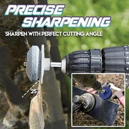 SnelShoppen - Grasmaaier Mes Slijper Set van 2 Stuks - Zwart - Hoogwaardige Corundum Tuin Gereedschap - Praktisch en Tijdbesparend voor Tuinonderhoud — thumbnail 4