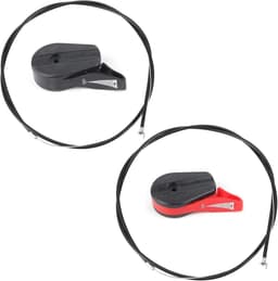 SnelShoppen - Throttle kabel met controle schakelaar voor grasmaaier, 165 cm, vervangingskit voor gazonmaaiers, zwart, eenvoudig te installeren, kabel — thumbnail 5
