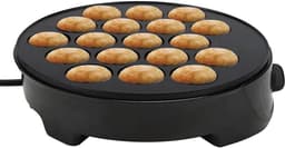 SnelShoppen - Elektrische Takoyaki Machine 18 Holes Non-Stick Keukenmachine voor het Maken van Japanse Takoyaki, 4cm Openingen, Ideaal voor Feestjes e — thumbnail 1