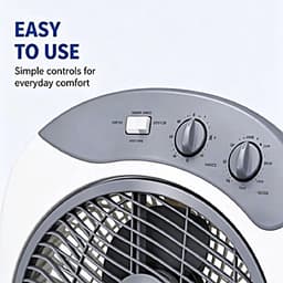 Wentinkmo donkergrijzw vloer - tafelventilator met 360 rotatie - Gelijkmatige luchtverdeling — thumbnail 5