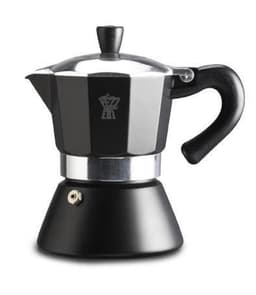 Pezzetti espressomaker - koffiemaker - 6 kops - alumium - zwart - inductie - gas - elektrisch - percolator — thumbnail 1