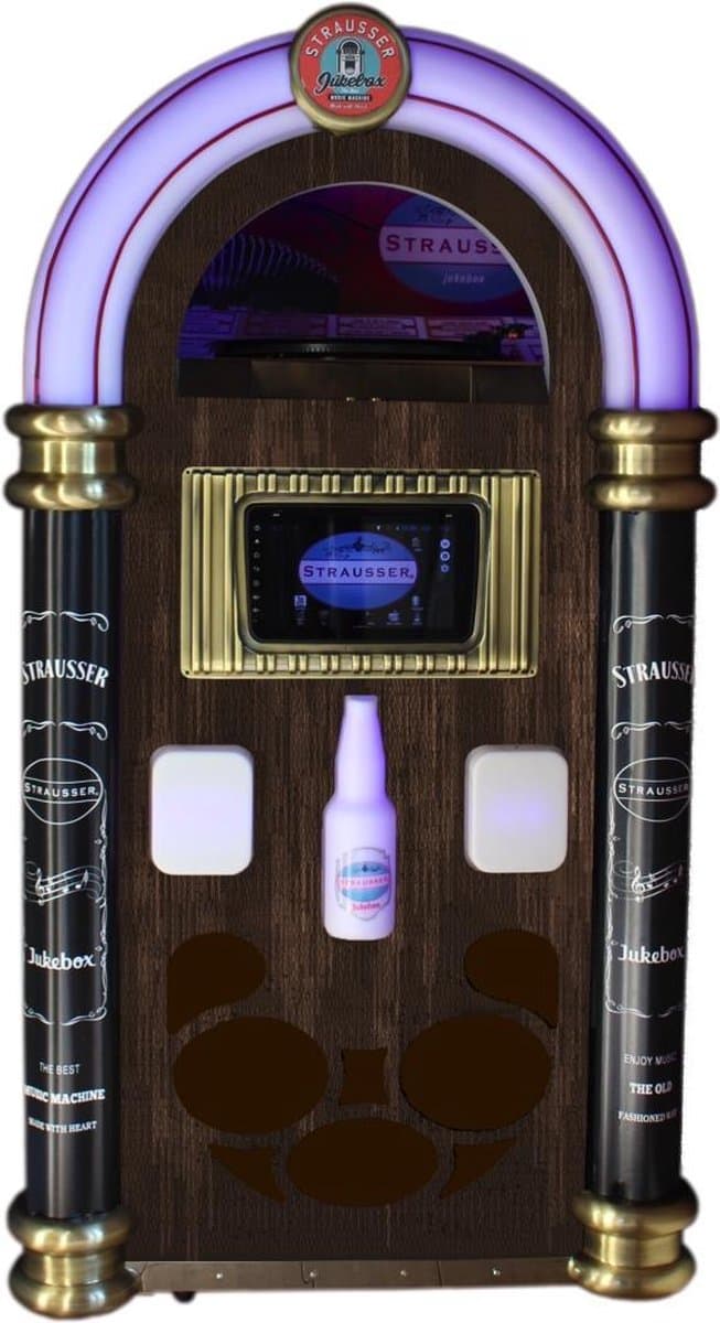 Strausser Jukebox Brown Wood — afbeelding 1