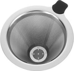 Koffiezetapparaat +RVS Roestvrij Staal Koffiefilter Giet Over Glazen 400ml — thumbnail 2