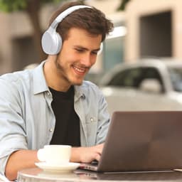 2-in-1 Bluetooth® en Bedrade comfortabele opvouwbare Koptelefoon Acoustix Design — thumbnail 4