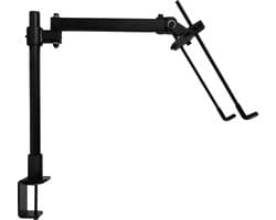 QUVIO Laptop beugel - Schermhouder met arm voor aan een bureau - Laptopbeugel - Laptophouder - Laptopstandaard - Staal - 38 x 27 x 51 cm