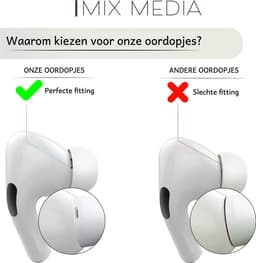 AirPods Pro Oordopjes Small Wit – 5 Paar (10 Stuks) – AirPods Pro Ear Tips Vervanging – Siliconen Oordopjes – Geschikt voor Apple AirPods Pro – Noise Cancelling — thumbnail 4
