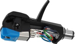 Audio Technica AT-VM95C/H MM cartridge gemonteerd op headshell, sferische stylus — thumbnail 1