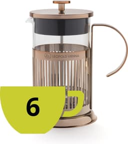 Leopold Vienna - French Press cafetière Koper 800ml (6 kopjes) — thumbnail 2