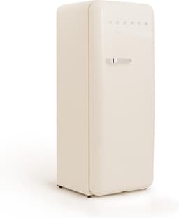 CREATE - Koelkast in retrostijl - Gebroken wit - Handvat Zilver - FRIDGE RETRO 281L — thumbnail 11