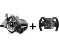 Thrustmaster T-GT II - Racestuur met 3 Pedalen + Open Wheel Racestuur - Add-On - PS5, PS4, PC