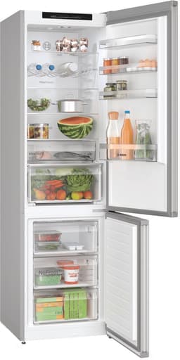 Bosch KGN392LDF - Serie 4 - Koel-vriescombinatie - Total No Frost; Nooit meer ontdooien - RVS - VitaFresh XXL 0°C: houd etenswaren langer vers met extra ruime vershoudlades — thumbnail 2