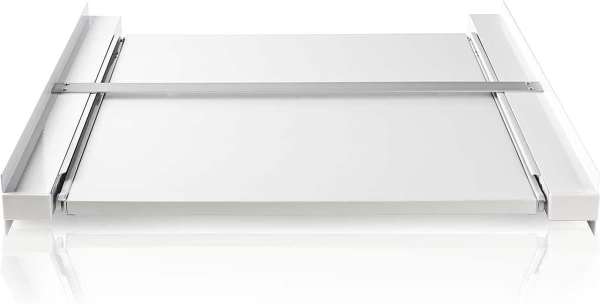 Nedis Stapelkit Wasmachine & Droger - Met Uittrekbare Plank - Wit — afbeelding 1