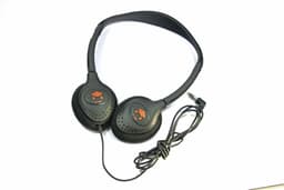 Eduline lichtgewicht hoofdtelefoon zwart draaibare schelpen (schoolklas, school, onderwijs) DKT-KT867BK — thumbnail 3