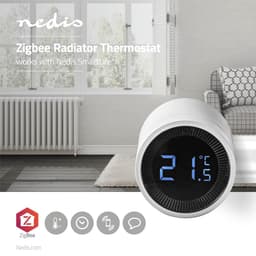 Nedis SmartLife Radiatorbediening - Zigbee 3.0 - Batterij Gevoed - LCD - Android / IOS — thumbnail 4
