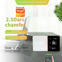 TechU™ Slimme Thermostaat Ease – Wit – Alleen voor Gas Boiler – App & Wifi – Google Home & Amazon Alexa – Persoonlijk programma instelbaar — thumbnail 4