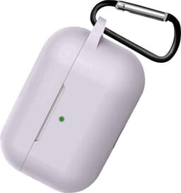 Hoesje - Geschikt voor Apple AirPods 3 - met Clip - Siliconen Hoes - Silicone Case Cover - Transparant — thumbnail 4