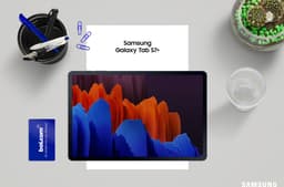 Samsung Galaxy Tab S7+ - 128GB - WiFi + 5G - 12.4 inch - Zwart — thumbnail 4
