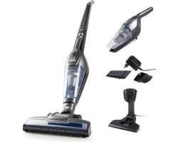 PRIMO PR506SV Steelstofzuiger Draadloos 2-in-1 - Stofzuiger Zonder Zak - Kruimelzuiger - HEPA Filter - Zilver