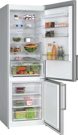 combikoelkast 70cm 440l nofrost RVS - bosch - KGN497ICT — thumbnail 2