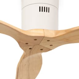 CREATE - Plafondventilator 40W silent Ø132 cm - Met Afstandsbediening - 6 Snelheden - Timer - Zomer/Winter functie - Wit- WIND CALM — thumbnail 3