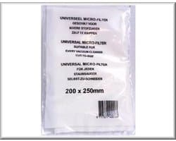 Universeel microfilter - 200 x 250mm - Stofzuigerfilter - Zelf op maat te knippen - Stofzuiger Filter - Geschikt voor alle merken