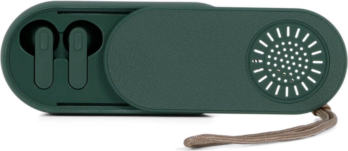 BRAINZ 2-in-1 Earbuds & Speaker Groen — afbeelding 1