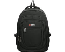 Enrico Benetti Hamburg Laptop Rugzak - 17" Laptop, 35,5 liter - 62125 - Zwart