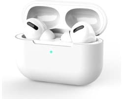 *** Geschikt voor Airpods Pro - Siliconen Bescherm Hoes - Airpods Pro Case - Airpods Beschermen - van Heble® ***