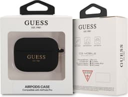 Guess Charms Silicone Case voor Apple Airpods Pro 1 (1e generatie) - Zwart — thumbnail 2