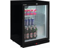 Saro BC 138 koelkast Vrijstaand, Zwart, Flessenkoelkast, Drankenkoelkast, Professionele