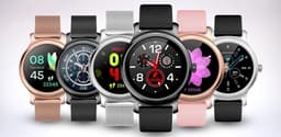 Belesy® SMART - Smartwatch Dames - Smartwatch Heren - Horloge - Stappenteller - 1.3 inch - Kleurenscherm - Full Touch - Bluetooth Bellen - Roségoud - Staal — thumbnail 18