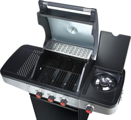 El Fuego Houston 3.1 - Gasbarbecue - Gas bbq - 3 branders - 1 zijbrander - Kleur zwart - Grilloppervlak 42x48 cm — thumbnail 2