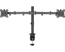 Monitorbeugel 2 beeldschermen - monitorarm - draaibaar kantelbaar roteerbaar