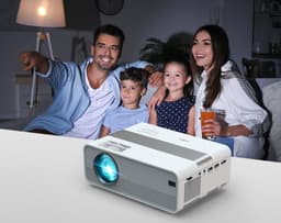 Technaxx TX-127 - Mini-LED HD Beamer - Handmatige focus - Geïntegreerde speaker - Wit — thumbnail 4