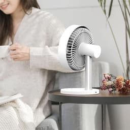 Draadloze ventilator | Zeer krachtig! | Ventilator | thuiswerken | tafelventilator | kamer ventilator | kantoor/bureau | kantoor ventilator | USB | accu | mobiele airco | aircooler — thumbnail 3