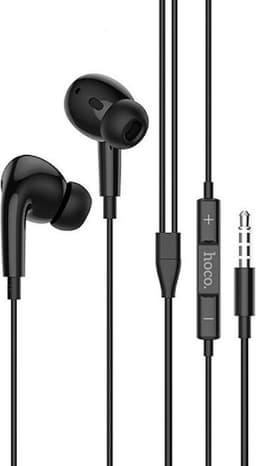 HOCO M1 Pro - In Ear Oordopjes - Oortjes met draad en microfoon - 120cm kabel - Zwart — thumbnail 1