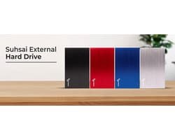 Draagbare Externe Harde Schijf 100GB - USB 2.0 - Snelheid, Veelzijdigheid & Betrouwbaarheid voor al uw Gegevens - Compatibel met MAC, PC, Laptop, en meer - Zilver