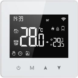Opbouw Thermostaat | Wifi | Touchscreen bediening | Opbouwmontage | CV installatie | Tuya Smart Life | Google Home Alexa | Wit — thumbnail 5