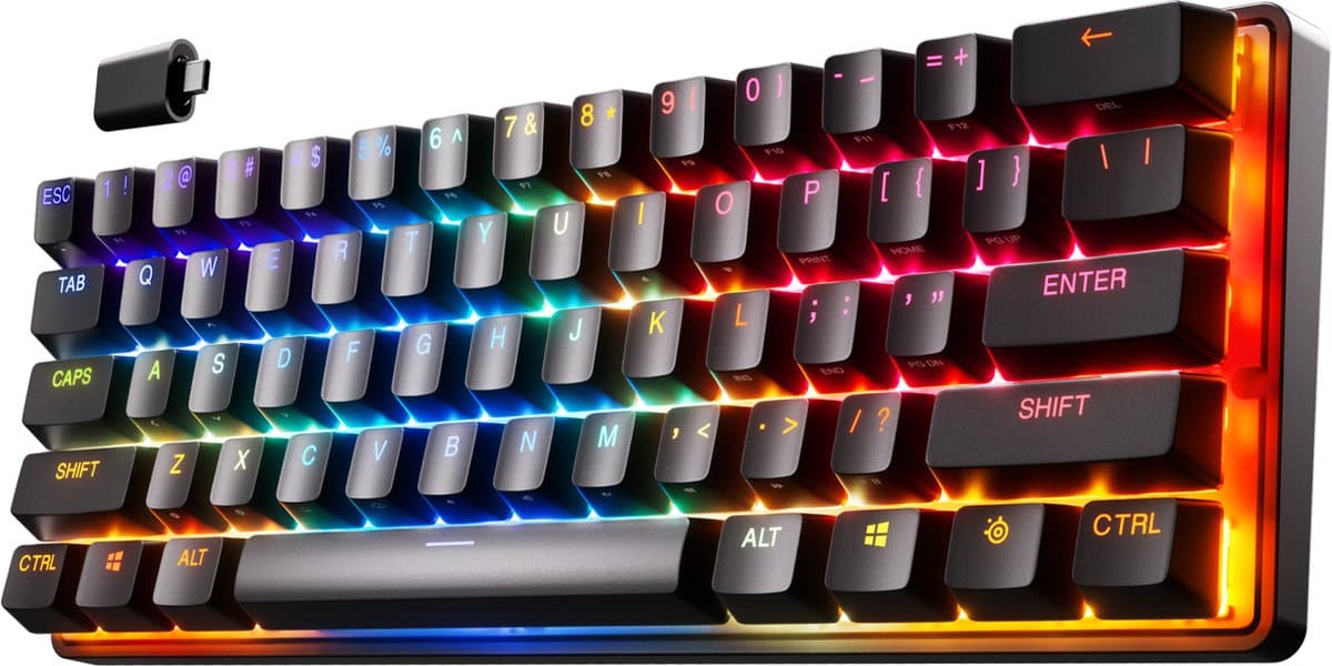 SteelSeries Apex Pro Mini - Draadloos Mechanisch Gaming Keyboard - US Qwerty — afbeelding 1