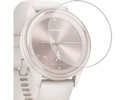 Geschikt voor Garmin Vivomove Sport Screenprotector - Beschermglas Folie Geschikt voor Garmin Vivomove Sport