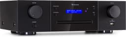 Auna CD-1000 DG, hifi-cd-speler, USB, MP3, afstandsbediening, cd-speler met LED-display, cd-receiver van aluminium, zwart — thumbnail 1