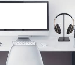 Livano Headset Stand - Headset Standaard - Headset Houder - Headset Hanger - Koptelefoon - Gaming - Wit — thumbnail 4