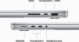 APPLE MacBook Pro 14 (2023) Zilver M3 Pro - 11C - 14C - 18 GB  - 512 GB — thumbnail 4