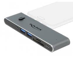 Delock Docking Station Dual USB Type-C™ with HDMI / USB 3.2 / SD / PD 3.0