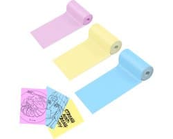 Ilona® Pocket Printer / Instant Print Kindercamera Refill Pack 3 Kleurrollen - Navulverpakking - Ilona Mini Printer