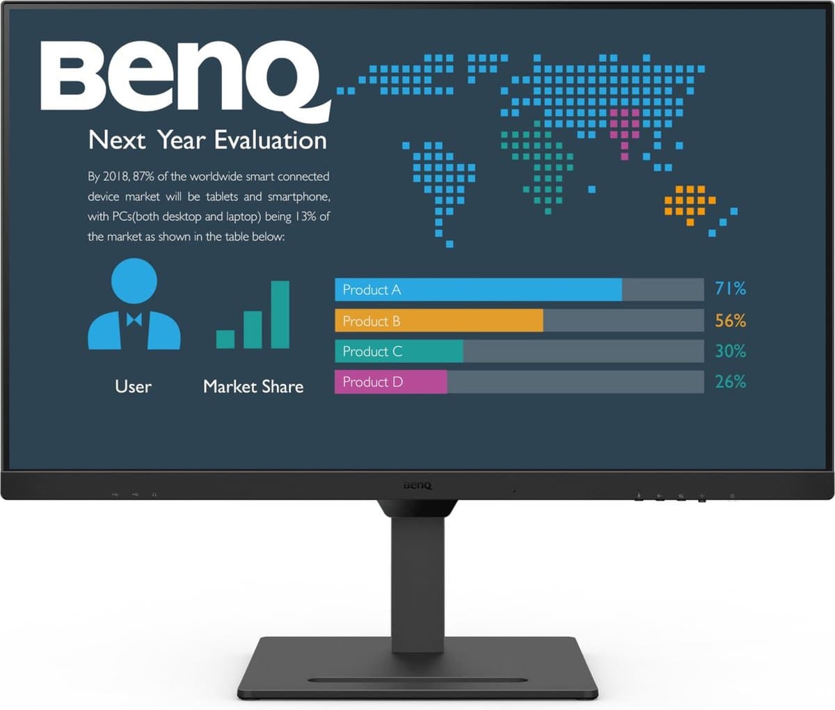 Benq Bl3290qt 24´´ Qhd Ips Led Monitor Transparant One Size / EU Plug — afbeelding 1