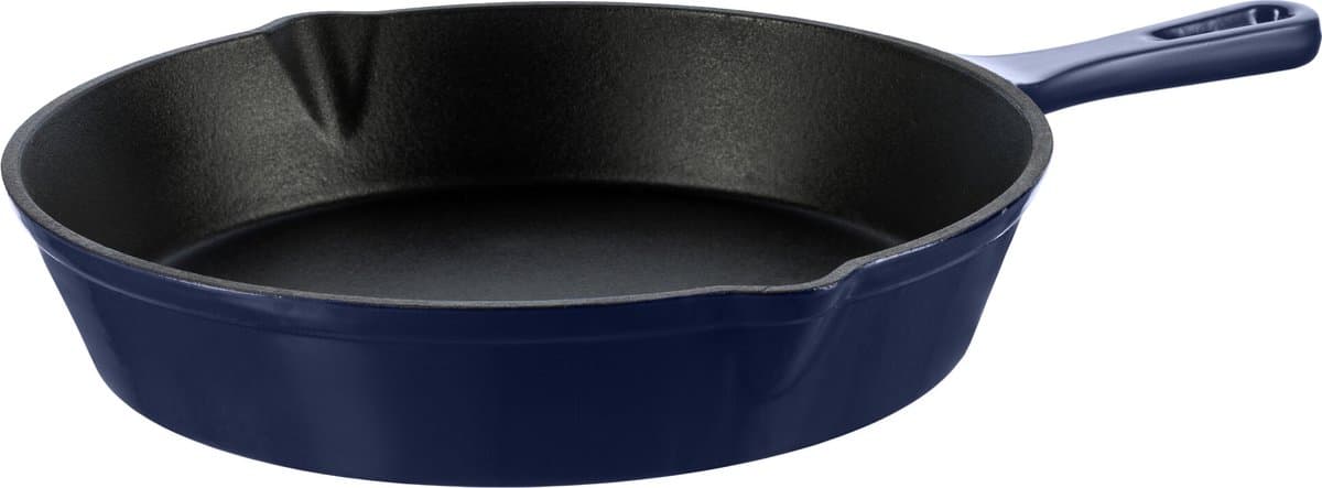 Grand Feu - Geëmailleerde gietijzeren koekenpan - 25 cm - blauw — afbeelding 1