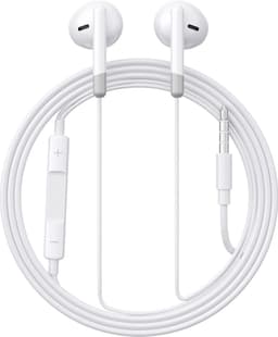 Joyroom In Ear Oordopjes - Oortjes met draad en microfoon - 3.5mm AudioJack - 120cm kabel - Wit — thumbnail 2