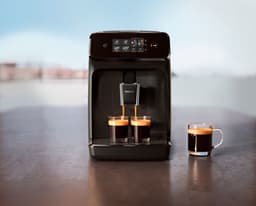 Philips series 1200 - Volautomatische Espressomachine - Keramische molen - AquaClean - 15 Bar - 1,8 L inhoud - Koffiemachine met bonen - Mat Zwart - EP1200/00 — thumbnail 5